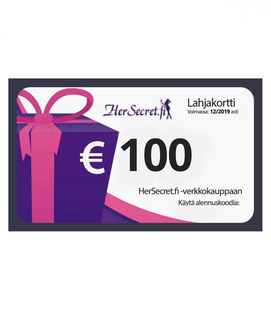 Lahjakortti 100 € (email)