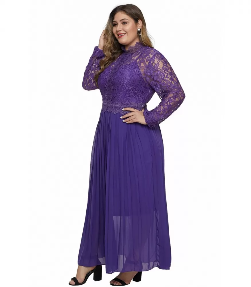 plus size purple
