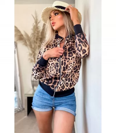 CW Phoebe leopardikuvioinen takki
