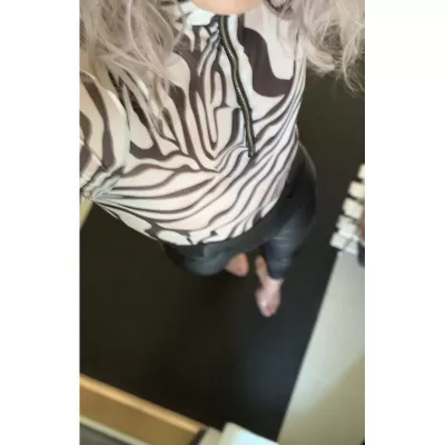 Seeprakuvioinen mesh body vetoketjulla [LÖYTÖ]