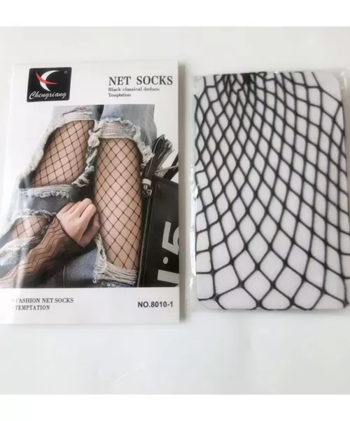 Mustat medium verkkosukkahousut