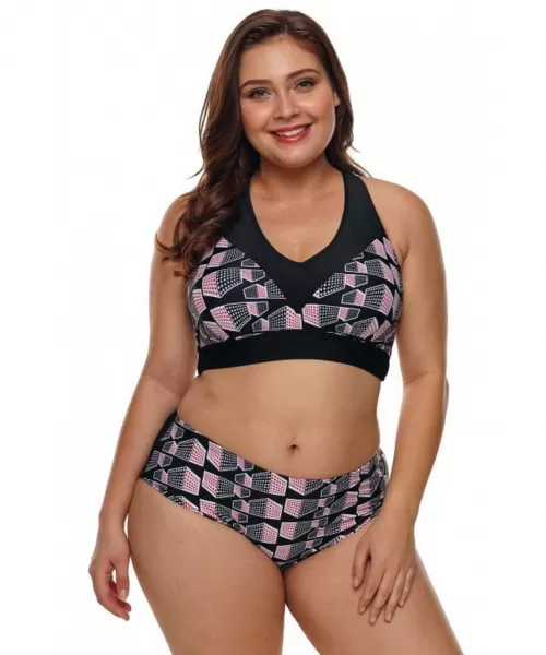 Printtikuvioiset v-bikinit