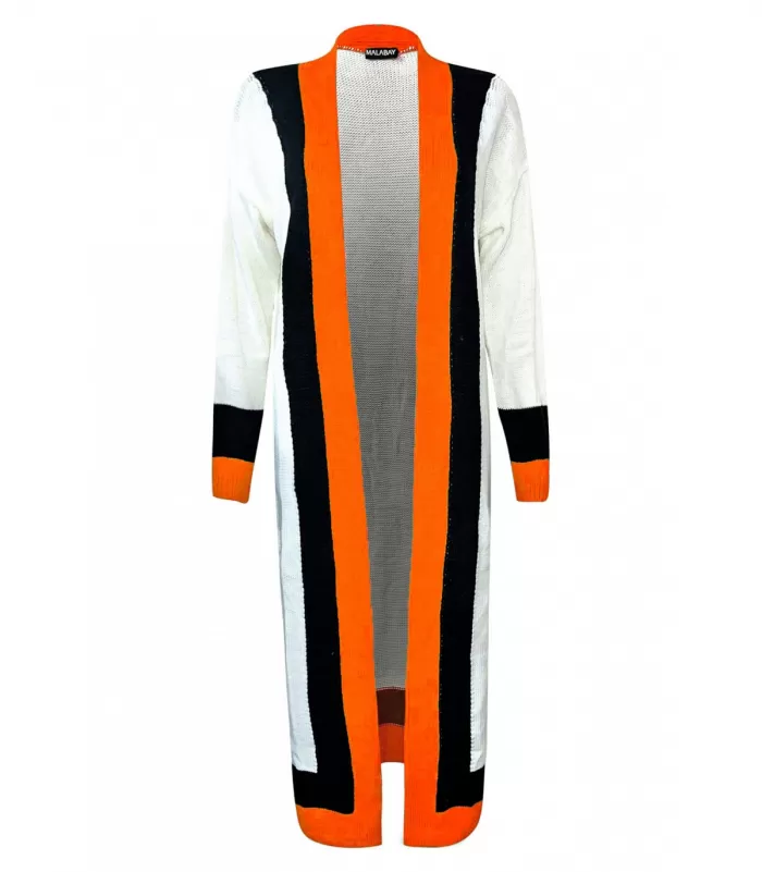 CW Eden oranssi pitkä neuletakki [TAMMIALE -20%]