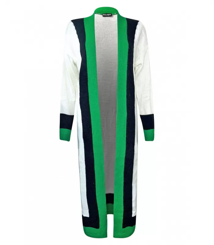 CW Eden vihreä pitkä neuletakki [TAMMIALE -20%]