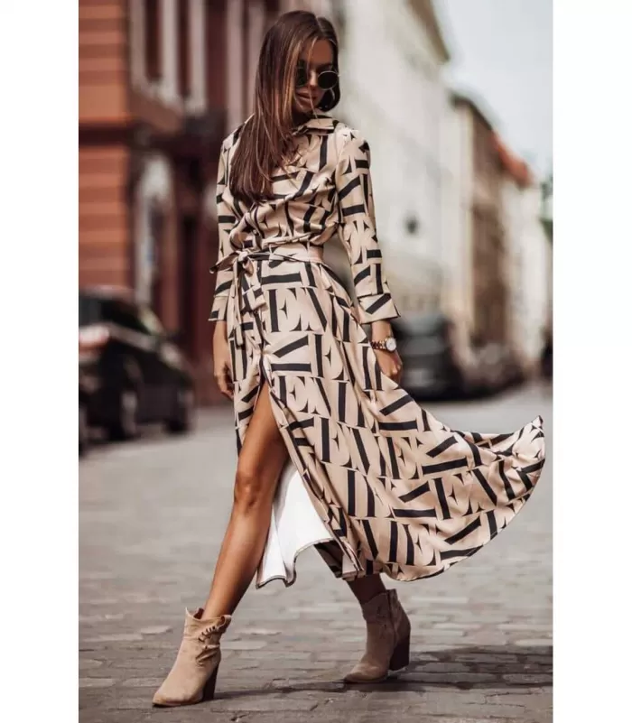 CW Stella nude printtikuvioinen paitamekko