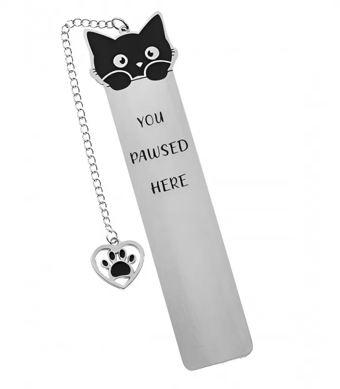 Kissa You Pawsed Here -kirjanmerkki