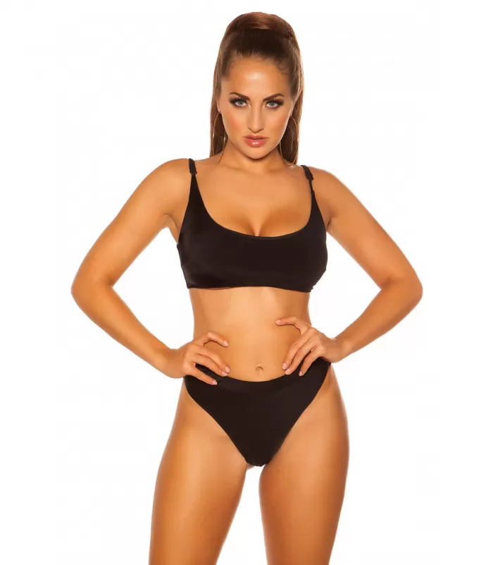Koucla mustat basic bikiniliivit