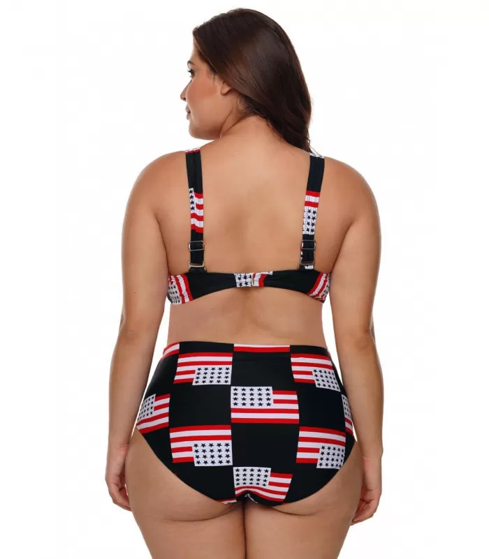 Lippuprinttikuvioiset bikinit [LÖYTÖ]