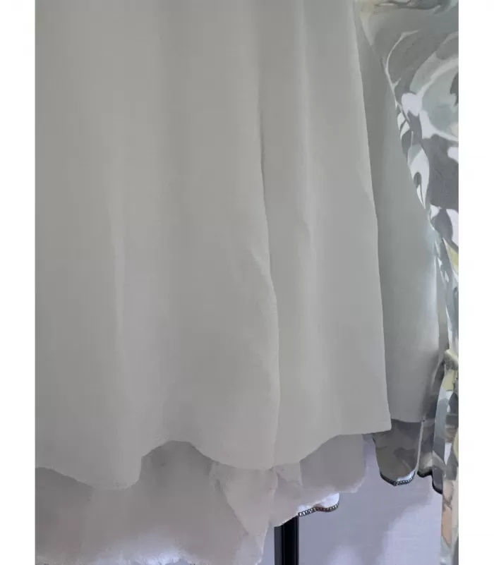 Mily vihreä kukkakuvioinen shortsihame (plus size)