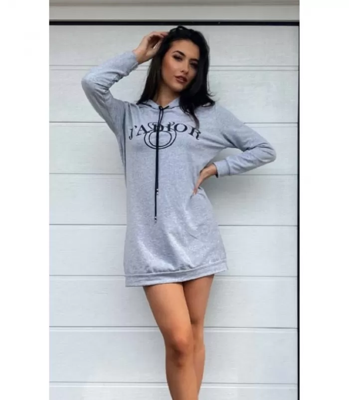 Parisian harmaa J'A DIOR hupparimekko [TAMMIALE -20%]