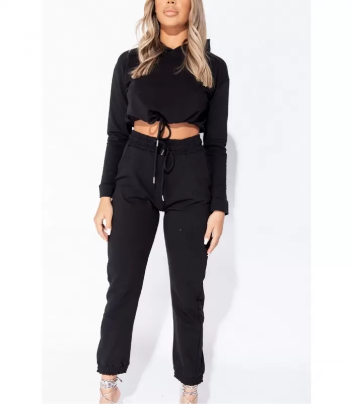 Parisian musta crop oloasusetti [LÖYTÖ]