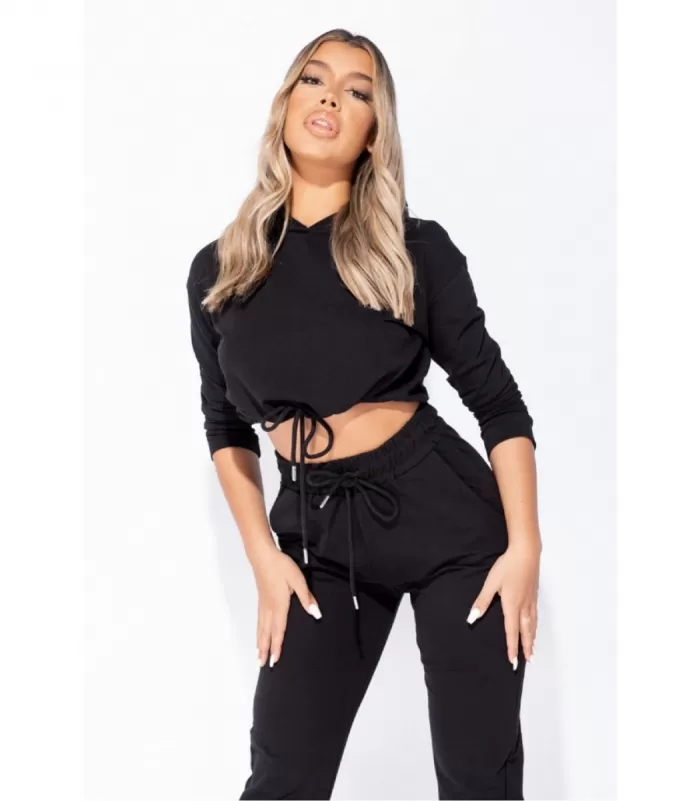 Parisian musta crop oloasusetti [LÖYTÖ]