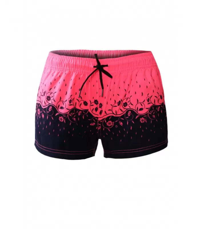 Pinkit lintuprinttikuvioiset urheilushortsit