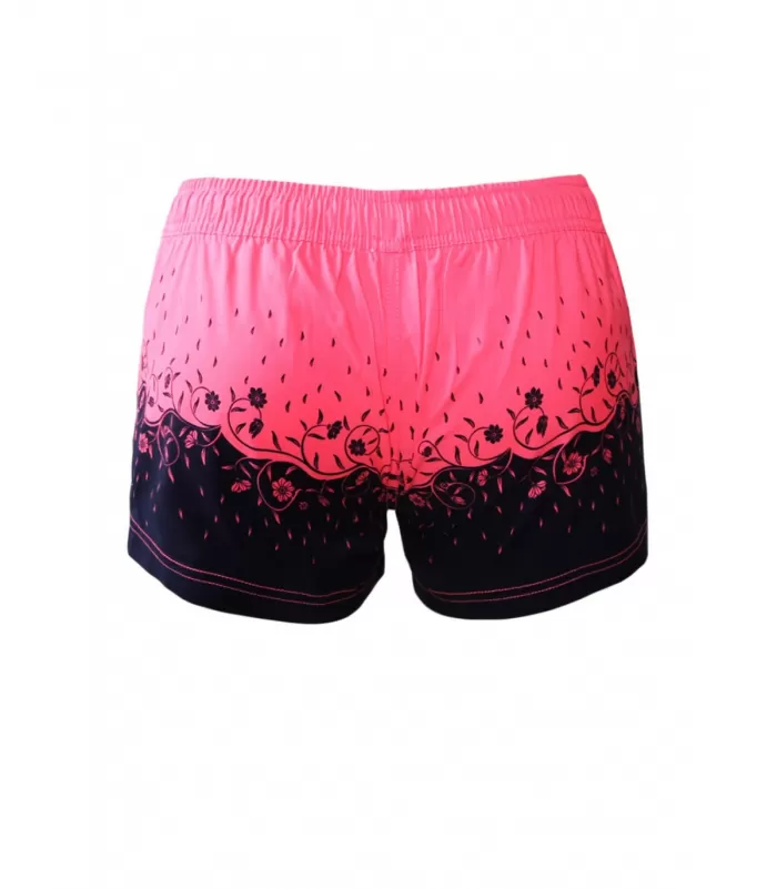 Pinkit lintuprinttikuvioiset urheilushortsit