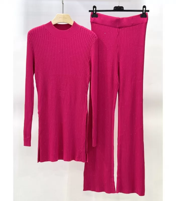 Rosy Days pinkki bling neuleoloasusetti