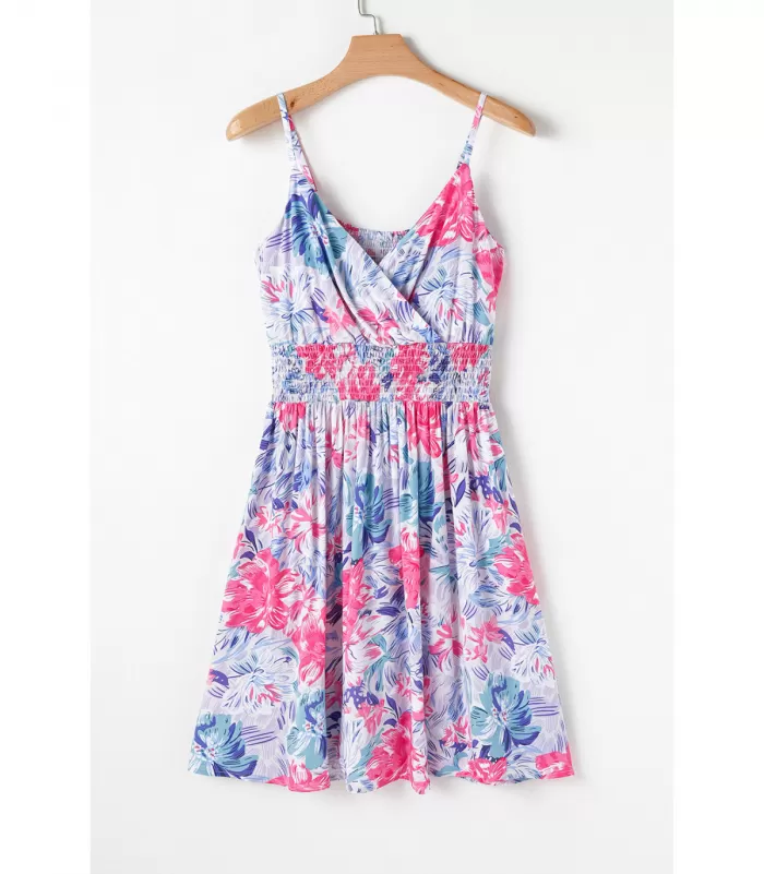 Sininen värikäs v-kesämekko