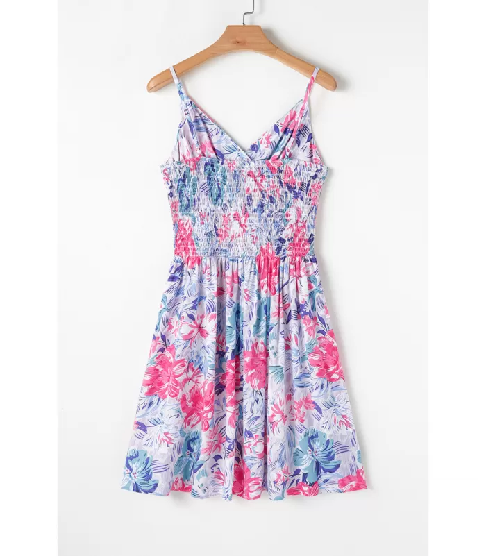 Sininen värikäs v-kesämekko