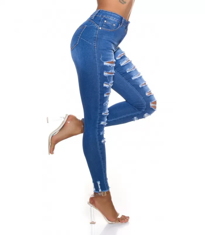 Siniset extreme revityt push up -farkut