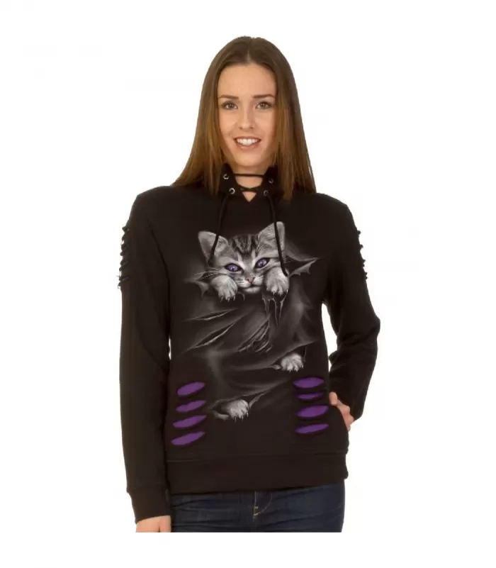 Spiral mustavioletti kissahuppari