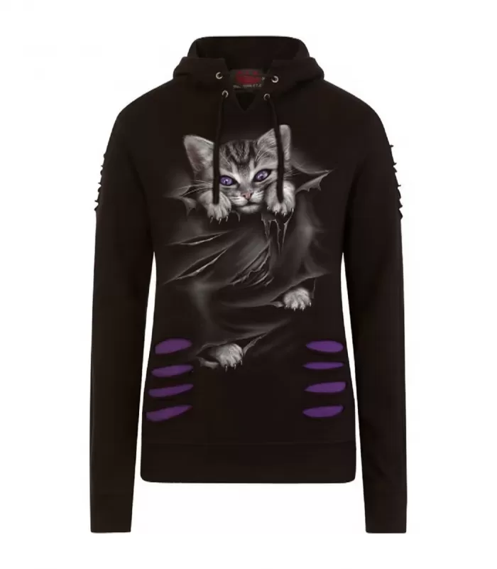 Spiral mustavioletti kissahuppari