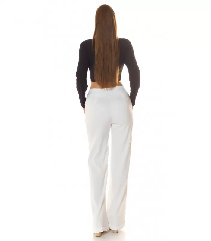 Tummansininen pitkähihainen solmittava lyhyt paita