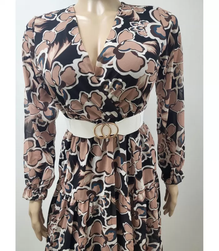 Valkoinen vyötärövyö renkailla