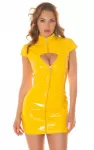 Koucla_keltainen_latex_look_vetoketjumekko_kurkistusaukollaRM21142_3.jpg