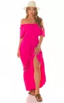 Koucla_pinkki_off_shoulder_maksimekko_koristekirjailulla_helmallaRM_K785_3.jpg
