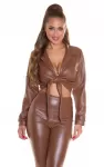 Ruskea_solmittava_wetlook_paitatakkiRM2880_3.jpg